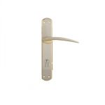 Harrison 05601 Romance Series Handle Set with Computer Key, Design Neon, Finish Stainless Steel, Size 200mm, Material Brass, Computer Key Length 250mm