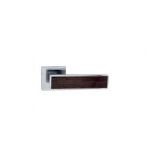Harrison 40592 Collection Door Handle Set, Design Aspire, Lock Type BL, Finish S/C, Size 70mm, No. of Keys without Keys, Material White Metal