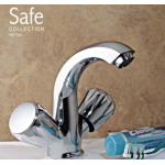 Central Hole Basin Mixer with 450mm Long Connection Pipes