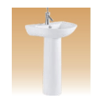Ivory Pedestal Basin Series - Milano - 530x450x900 mm