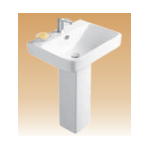 White Pedestal Basin Series - Mabble - 600x465x820 mm
