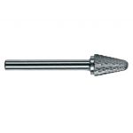 Totem FAC0200473 Cone with Radius End Burr, Head Dia 16mm, Head Length 77mm, Shank Dia 8mm, Type of Cut Deluxe