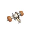 Harrison 0520 Wooden Pin Cylindrical Lock, Finish LIGHT WOOD, Size 60mm, No. of Keys 3, Lever/Pin 6P