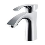 Maipo XP-116 Wall Mixer with L-Bend Bathroom Faucet, Series Xperia, Quarter Turn 1/2inch