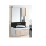 Elegant Casa PVC-207 Bathroom Cabinet, Main Cabinet Size 900 x 500 x 500mm, Mirror Size 900 x 1000mm, Material PVC