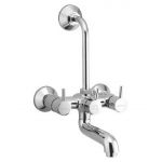 Bobs Wall Mixer Faucet with L Bend, Collection Knight, Cartridge 40mm