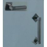 Archis Mortice Handle Eco Set with Both Side Normal Key Cylinder(60 LxL-E)-SN/CP-SPL-132