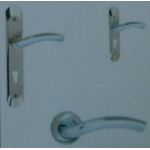 Archis Mortice Handle Eco Set with Bathroom Cylinder(60 BK)-SN/CP-SPB-124