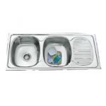 Kohinoor Kitchen Sink, Shape DBSB 2, Overall Size 54 x 18 x 8inch, Series Pansy