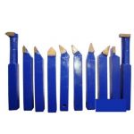 Generic Lathe Tools H.S.S. Tipped Set