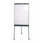 Oddy Single Side Magnetic White Board , 2' X 3' With Tripod Stand & Flip Chart Holder.- WBD 65X100 FC-1 Item