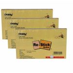 Oddy '3 x 5' Self Stick Repositionable Note Pad 100 Sheets (Set of 10 Pads)- RS 3 X 5-1 Item