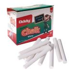 Oddy White Chalk Dust Less 100 PCs. Pack (Set of 10 Boxes)- CDL-100-1 Item