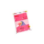 Oddy A4 Size Pink Color Fluorescent Paper (Set of 2)- FL80A4100-Pink-1 Item