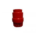 Gajanand Thread Foot Valve, Color Red, Size 15mm