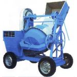 Concrete Mixer With Hopper-Motor With Chassis-7.5hp