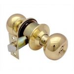 Harrison 0078 Economy Pin Cylindrical Lock, Finish Gold Brass Sheet, Size 60mm, No. of Keys 3, Lever/Pin 5P