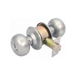 Harrison 0504 Bathroom Economy Pin Cylindrical Lock, Finish Stainless Steel, Size 60mm, Lever/Pin 5P