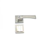 Harrison 30601 Handle Set with Computer Key, Design Bling, Lock Type Comp.Key, Finish S/C, Size 250mm, No. of Keys 4, Lever/Pin 5P, Material White Metal, Computer Key Length 250mm
