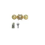 Godrej 5328 Cylindrical Lock, Material Polished Brass, Baan Code LKYPDC526