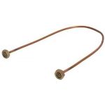 Hot Plate Center Copper Cylinder Pigtail, Length 609.6mm
