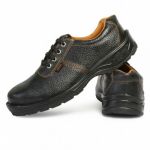 Hillson Barrier Safety Shoe, Size 8, Toe Type Steel, Color Black