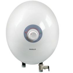Havells Opal Electric Storage Water Heater, Capacity 10l, Color Pearl White