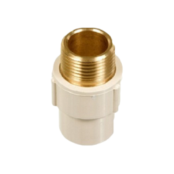 Ashirvad Brass Threaded Male Adaptor, Size 1.5cm, Part No. 2225201