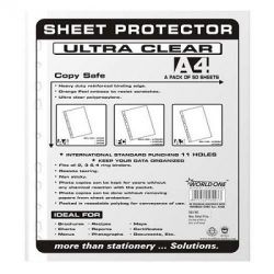 WorldOne LF004 Thick Sheet Protector (Universal Punch-150+150), Size A/4