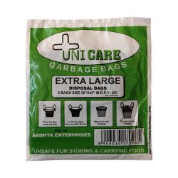 Unicare Garbage Bag, Size 20 x 20inch, Type Disposable, Material Plastic