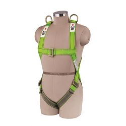 Abrigo AB-91 Polyester Tubular Wide Webbing Lanyards With Energy Absorber & Double Scaffolding Hook, Length 30mm