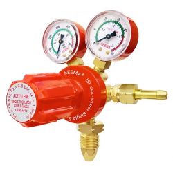 Seema S.S.DG.ACT-2 Acetylene Gas Regulator, Max Outlet Pressure 0.8bar