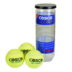 Cosco All Court Tennis Ball, Color Parrot Green