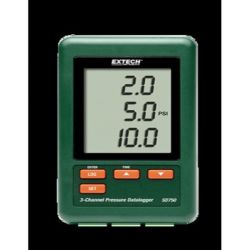Extech SD750-NISTL 3 Channel Pressure Datalogger With