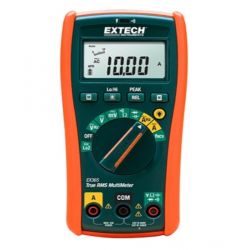 Extech EX365 True RMS Industrial Multimeter, Voltage 0.1mV to 1000V