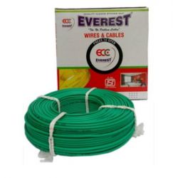 Everest House Wire, Color Green, Area 0.75sq mm, Length 90m