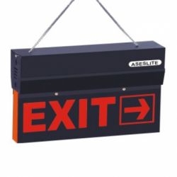 MOP EXLEDBL Exit Emergency Light, Color Black