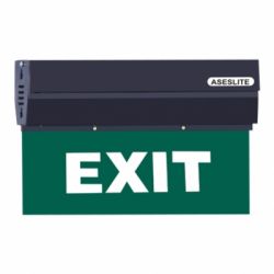 MOP EXWLHBL Exit Emergency Light, Color Black
