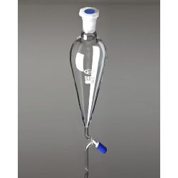 Glassco 151.202.07 Separating Funnel With PTFE Needle Valve, Capacity 2000ml