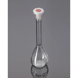 Glassco QR.130.220.08A Amber Volumetric Flask, Neck Size 14/23mm