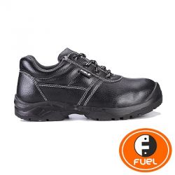 Fuel 642-8305 Brig Medium Cut Laced Up Steel Toe Safety Shoes, Color Black