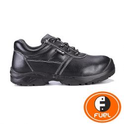 Fuel 649-8301 Marshal Medium Cut Laced Up Steel Toe Safety Shoes, Color Black