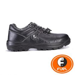 Fuel 649-8105 Squad Medium Cut Laced Up Steel Toe Safety Shoes, Color Black