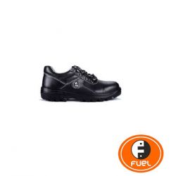 Fuel 640-8308 Mortar Medium Cut Laced Up Steel Toe Safety Shoes, Color Black