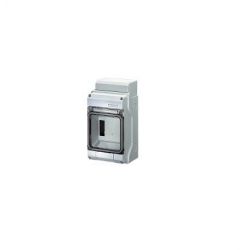 Hensel KV 7104 Thermoplastic Circuit Breaker Box with Metric Knockout, Length 126mm, IP 65