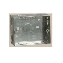 Anchor Roma 35640 18 Gauge Concealed Galvanised Mounting Box with Rust Protected, Size 79 x 75