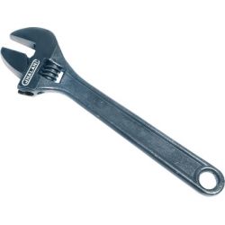 Jhalani Chrome Plated Adjustable Wrench with Polished Head, Size 200mm, Capacity 26mm