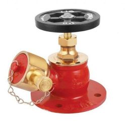 Force F-GMHV-01 Gun Metal Fire Hydrant Valve, Nominal Size 63mm, Angle Right, NB Inlet 63mm