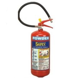 Safex DCP Dry Powder Cartridges Operated Type Fire Extinguisher, Capacity 6kg