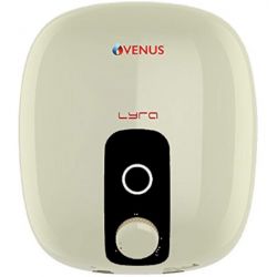 Venus Lyra 10R Water Heater, Color Ivory/Black, Capacity 10l